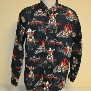 Clearwater Outfitters Santa Cycles Hawaiian Shirt